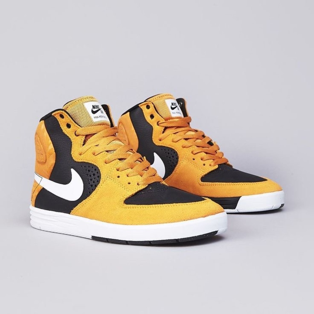 Men's Nike Sneakers SB Paul Rodriguez High sneakers Laser Orange & Black block 8